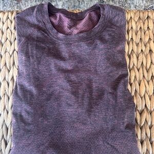 lululemon athletica Heathered Plum Swiftly Tech Long Sleeve